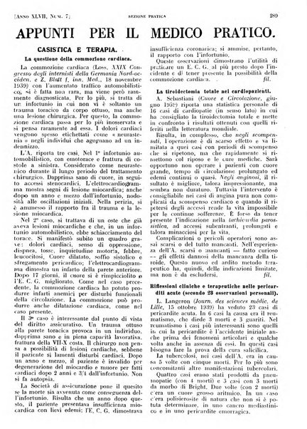 Il policlinico. Sezione pratica periodico di medicina, chirurgia e igiene