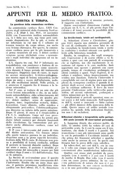 Il policlinico. Sezione pratica periodico di medicina, chirurgia e igiene