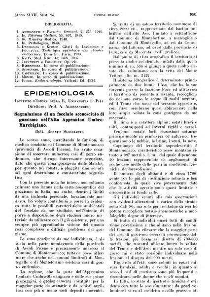 Il policlinico. Sezione pratica periodico di medicina, chirurgia e igiene