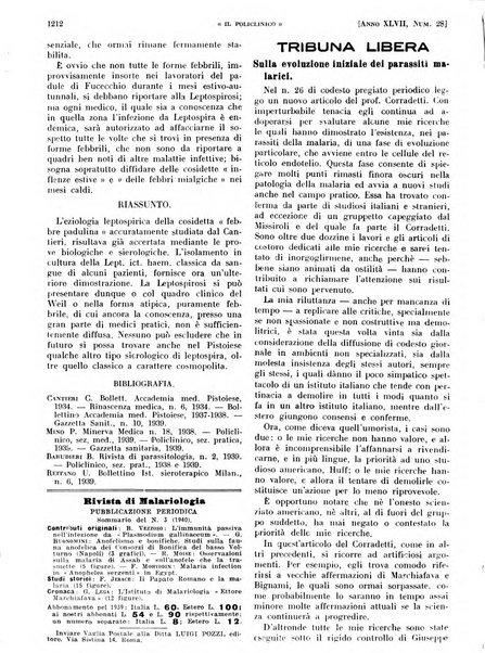 Il policlinico. Sezione pratica periodico di medicina, chirurgia e igiene