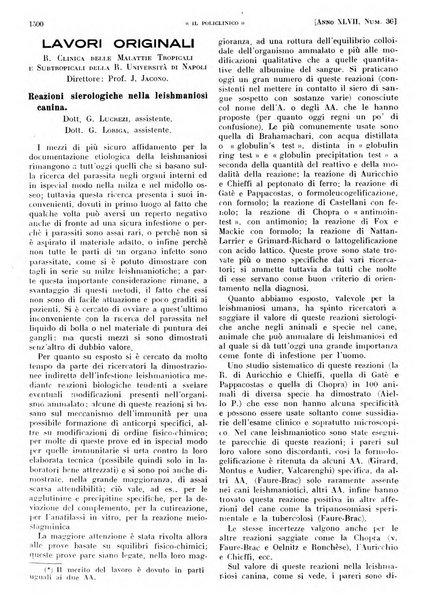 Il policlinico. Sezione pratica periodico di medicina, chirurgia e igiene