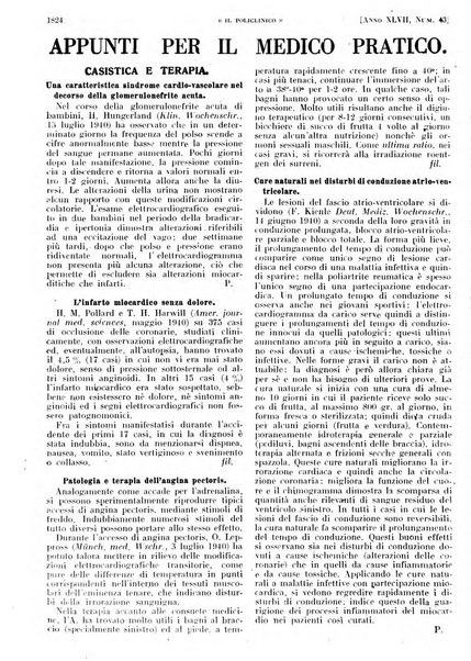 Il policlinico. Sezione pratica periodico di medicina, chirurgia e igiene