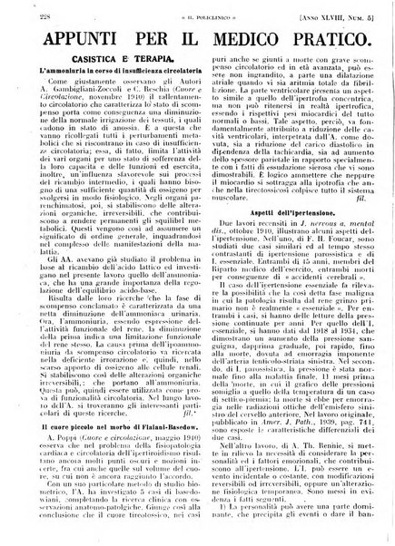 Il policlinico. Sezione pratica periodico di medicina, chirurgia e igiene