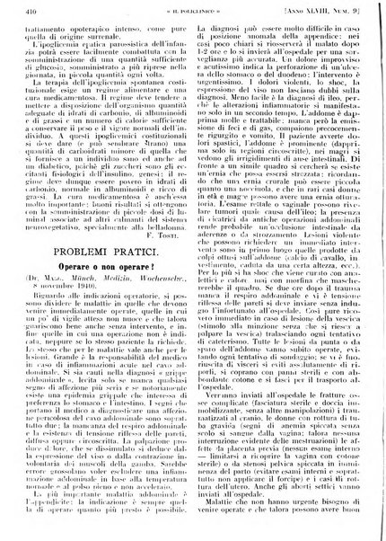 Il policlinico. Sezione pratica periodico di medicina, chirurgia e igiene