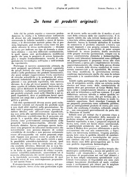 Il policlinico. Sezione pratica periodico di medicina, chirurgia e igiene