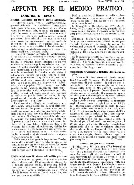 Il policlinico. Sezione pratica periodico di medicina, chirurgia e igiene