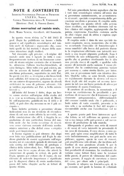 Il policlinico. Sezione pratica periodico di medicina, chirurgia e igiene