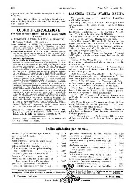 Il policlinico. Sezione pratica periodico di medicina, chirurgia e igiene