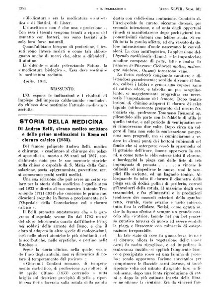 Il policlinico. Sezione pratica periodico di medicina, chirurgia e igiene