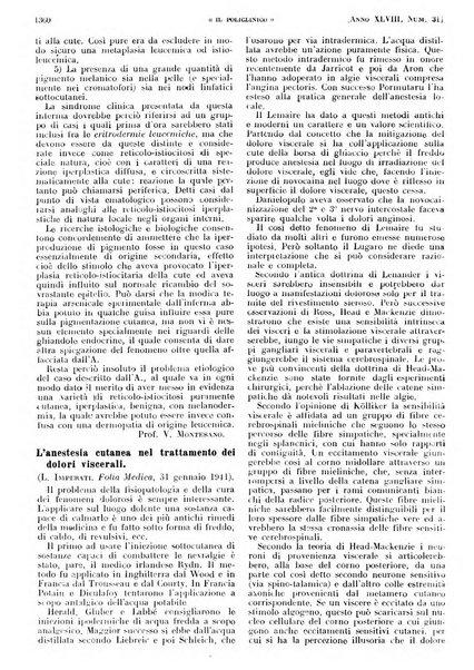 Il policlinico. Sezione pratica periodico di medicina, chirurgia e igiene