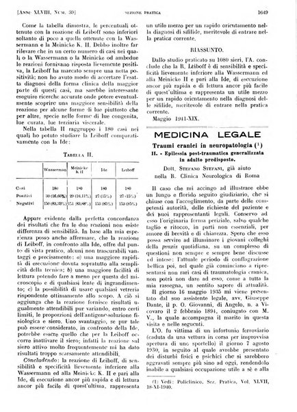 Il policlinico. Sezione pratica periodico di medicina, chirurgia e igiene