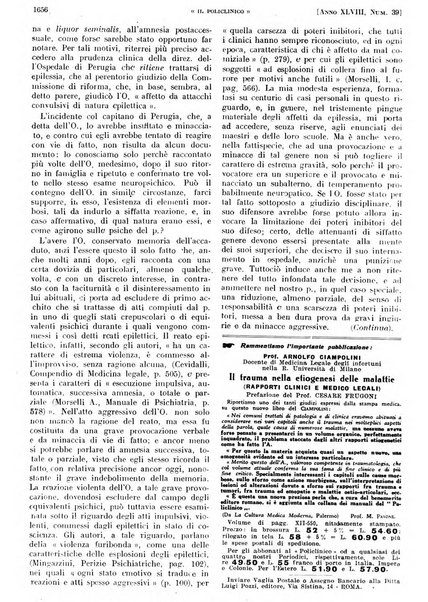 Il policlinico. Sezione pratica periodico di medicina, chirurgia e igiene