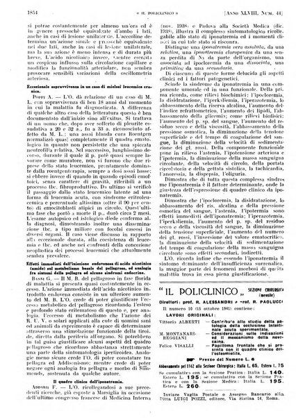 Il policlinico. Sezione pratica periodico di medicina, chirurgia e igiene