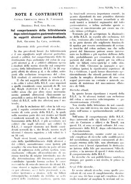 Il policlinico. Sezione pratica periodico di medicina, chirurgia e igiene