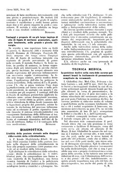 Il policlinico. Sezione pratica periodico di medicina, chirurgia e igiene