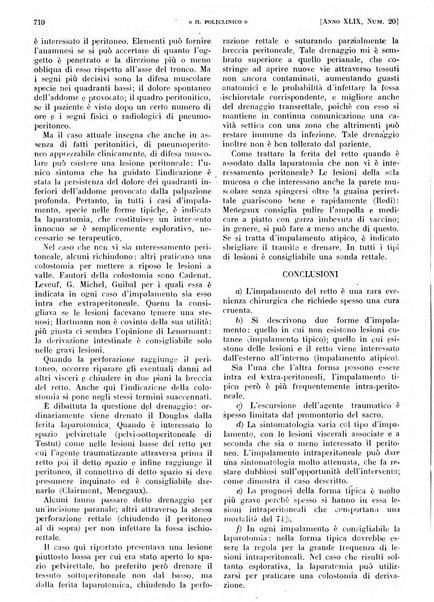 Il policlinico. Sezione pratica periodico di medicina, chirurgia e igiene