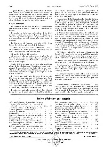 Il policlinico. Sezione pratica periodico di medicina, chirurgia e igiene