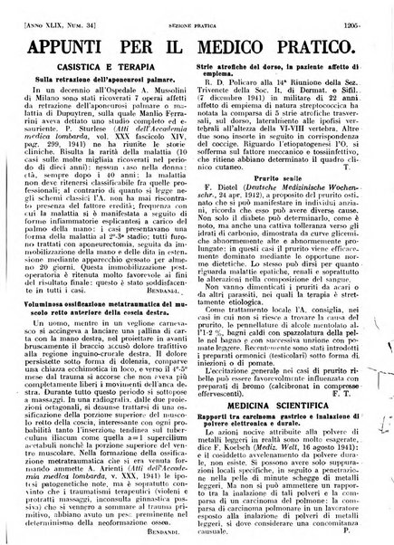 Il policlinico. Sezione pratica periodico di medicina, chirurgia e igiene