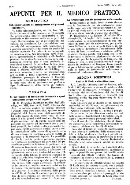 Il policlinico. Sezione pratica periodico di medicina, chirurgia e igiene