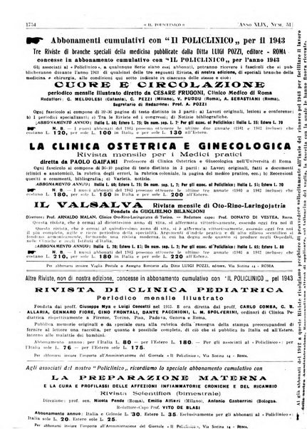 Il policlinico. Sezione pratica periodico di medicina, chirurgia e igiene