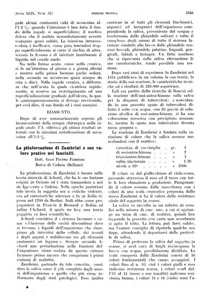 Il policlinico. Sezione pratica periodico di medicina, chirurgia e igiene