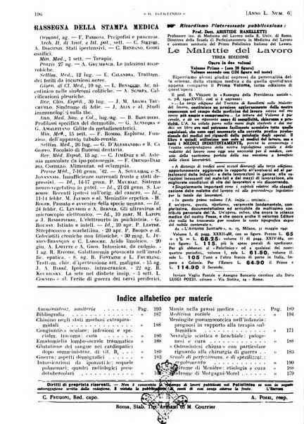 Il policlinico. Sezione pratica periodico di medicina, chirurgia e igiene