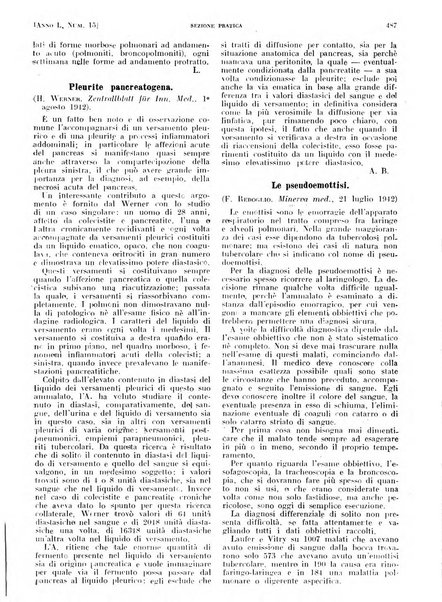 Il policlinico. Sezione pratica periodico di medicina, chirurgia e igiene