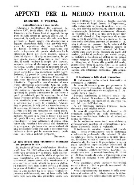 Il policlinico. Sezione pratica periodico di medicina, chirurgia e igiene