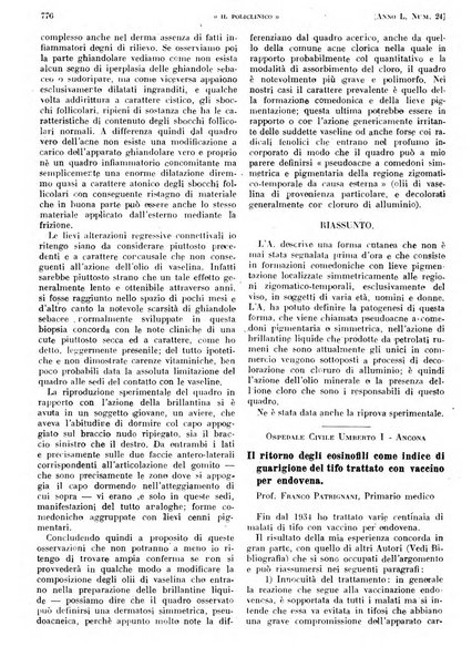 Il policlinico. Sezione pratica periodico di medicina, chirurgia e igiene