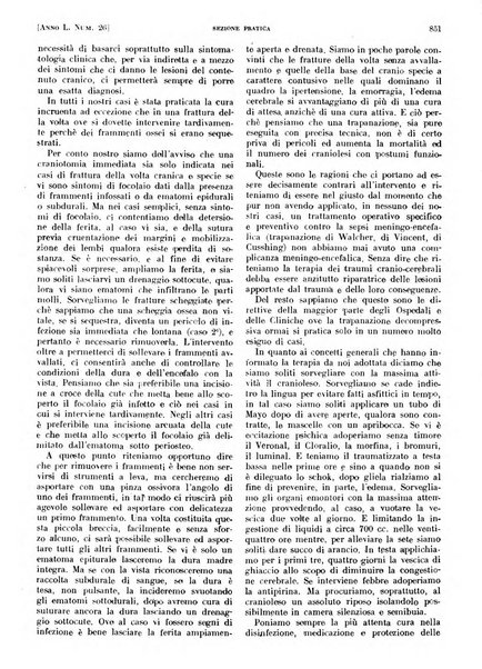 Il policlinico. Sezione pratica periodico di medicina, chirurgia e igiene