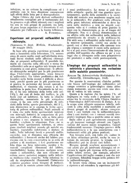 Il policlinico. Sezione pratica periodico di medicina, chirurgia e igiene