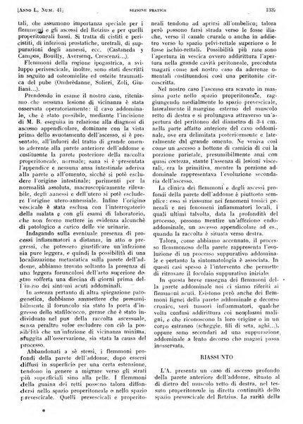 Il policlinico. Sezione pratica periodico di medicina, chirurgia e igiene