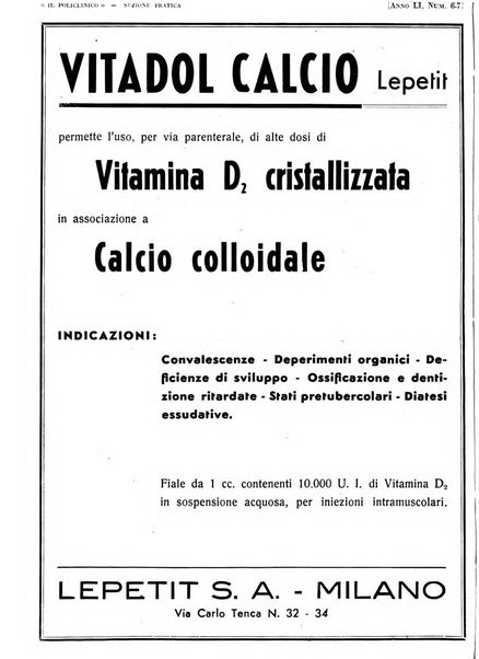 Il policlinico. Sezione pratica periodico di medicina, chirurgia e igiene