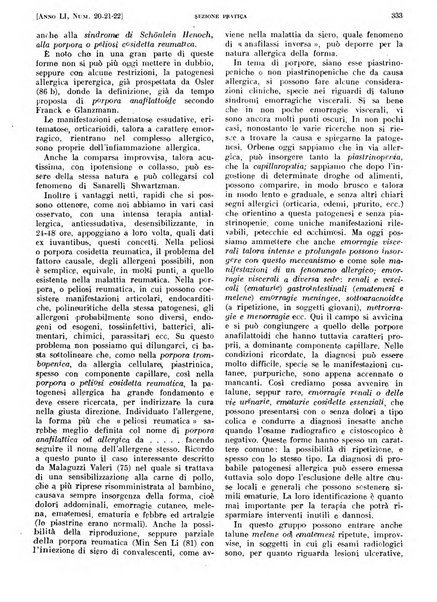 Il policlinico. Sezione pratica periodico di medicina, chirurgia e igiene