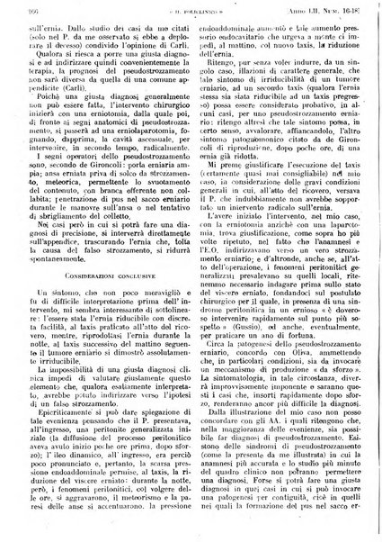 Il policlinico. Sezione pratica periodico di medicina, chirurgia e igiene