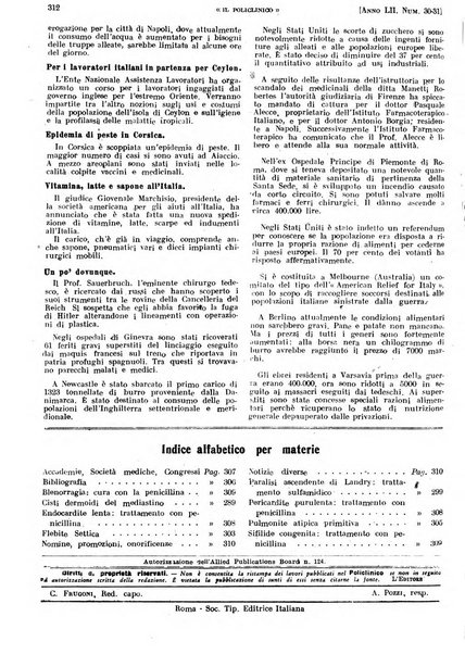 Il policlinico. Sezione pratica periodico di medicina, chirurgia e igiene