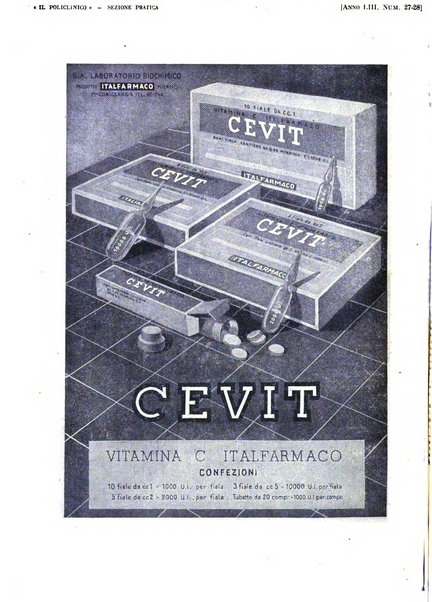 Il policlinico. Sezione pratica periodico di medicina, chirurgia e igiene
