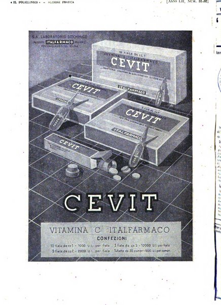 Il policlinico. Sezione pratica periodico di medicina, chirurgia e igiene