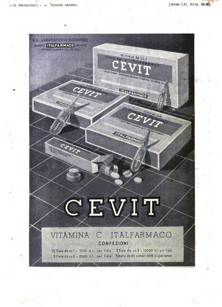 Il policlinico. Sezione pratica periodico di medicina, chirurgia e igiene