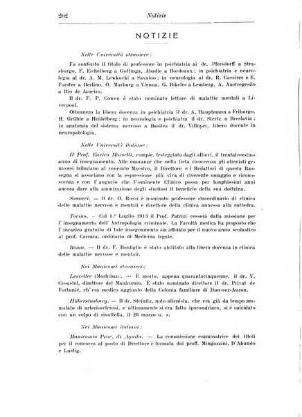 Rassegna di studi psichiatrici