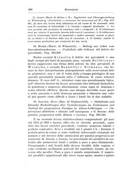 Rassegna di studi psichiatrici