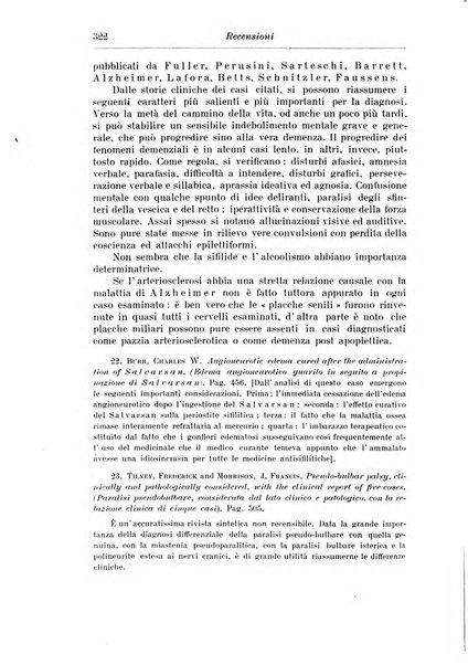 Rassegna di studi psichiatrici