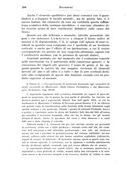 Rassegna di studi psichiatrici