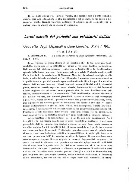 Rassegna di studi psichiatrici