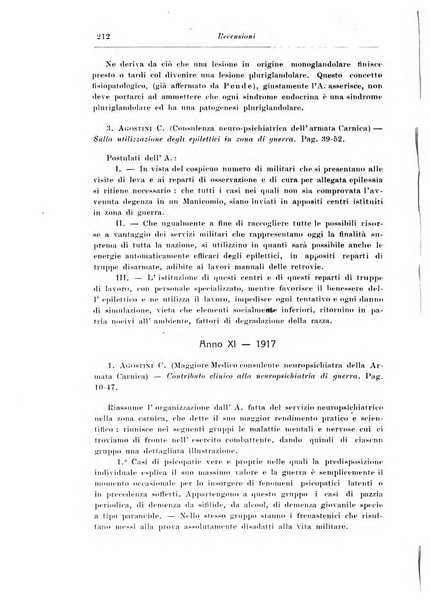 Rassegna di studi psichiatrici