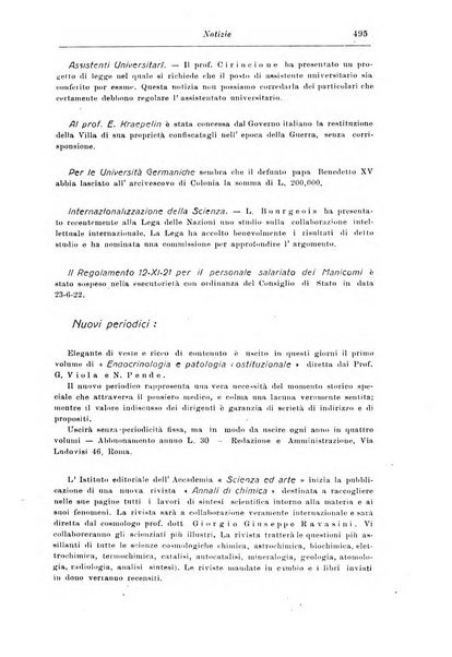 Rassegna di studi psichiatrici