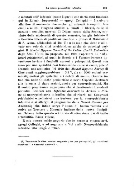 Rassegna di studi psichiatrici