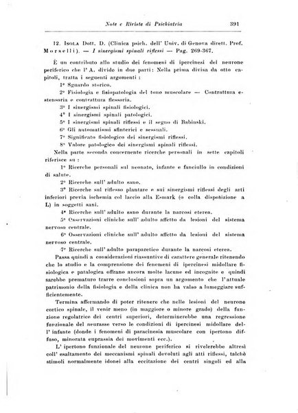 Rassegna di studi psichiatrici