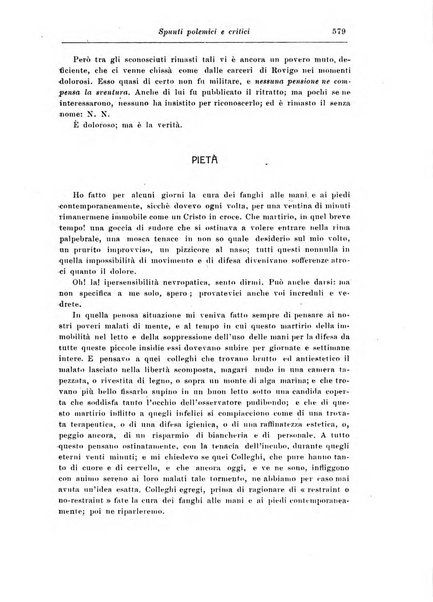 Rassegna di studi psichiatrici