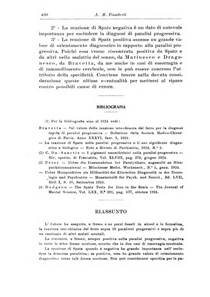 Rassegna di studi psichiatrici